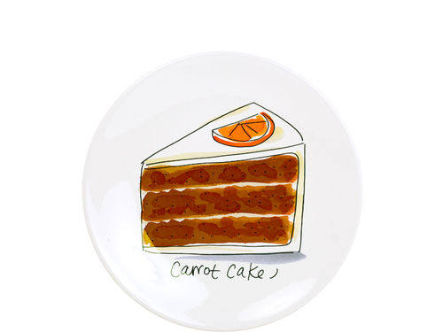 Gebakbordje 18 cm Carrot Cake